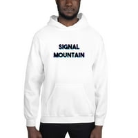 2XL TRI Color Signal Mountain Hoodie Pullover Sweatshirt от неопределени подаръци