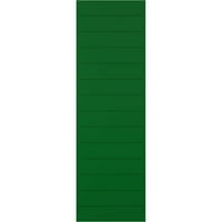 Екена Милуърк 12 в 72 з вярно Фит ПВЦ хоризонтална ламела модерен стил фиксирани монтажни щори, Виридиан зелен