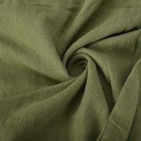 Хомадли джогинг За Мъже-памучно бельо стреч ежедневни Риализирано годни шнур с джобове мъжки панталони зелен с