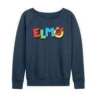 Улица Сезам-Елмо-лек Френски хавлиен пуловер за жени