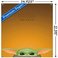 Междузвездни войни: Мандалорианецът-с. Престън Детски минималистичен плакат за стена с щифтове, 14.725 22.375