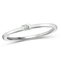 Бижутериклуб диамантени пръстени за жени-акцент бял диамантен пръстен бижута-стерлинги сребърни ленти за жени -- пръстен от Бижутериклуб