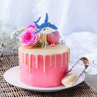 Очарователна торта Топър акула акула за рожден ден тапа за торта в рожден ден доставка