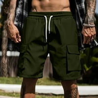 B91XZ баскетболни къси панталони Мъжки пролет летни ежедневни панталони панталони пачуърк спортни плажни панталони с джобове AG, L