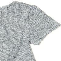 Чудо Нация Момичета Хачи Ребро Обрат-Предната Тениска, Размери 4 - & Плюс