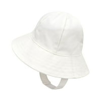 Honeeladyy деца UV-доказателство Sun Beach Cap Toddler Kids Solid Color Outdoor Children Upproof Sun Beach Cap Fisherman's Hat