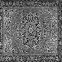 Ahgly Company Indoor Square Persian Grey Traditional Area Cugs, 7 'квадрат