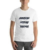 Американски Учител По История Касапски Стил Памучна Тениска С Къс Ръкав От Неопределени Подаръци
