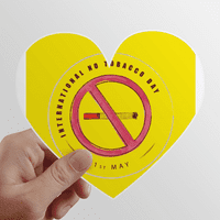 Лого Спрете пушенето на арт деко модно сърце винилов стикер велосипед бутилка Decal