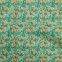 OneOone Cotton Poplin Twill Twill Sea Green Fabric Резюмета Шиене на тъкани от двора отпечатани DIY дрехи Шиещи консумативи Широви консумативи