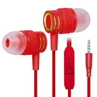 Комплект Urban R Wired в ухо слушалки с MIC за Oppo Reno Lite с кабел без заплитане, шум, изолиращи слушалки дълбоки баси, в съвети за силиконов за ушен пъп