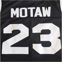 Мъжки Мотав турнир дузпи баскетбол Джърси зашити филм Джърси спортни ризи черно с-3ХЛ