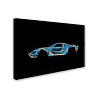 Изящно изкуство 'Форд ГТ40' платно изкуство от Октавиан Миелу