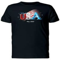 САЩ, 4 юли 3d Арт тениска мъже -Маг от Shutterstock, мъжки големи