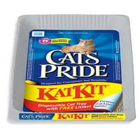 New Cat's Pride C Kat Kit за еднократна тава за котешки табла с безплатни отпадъци, всеки