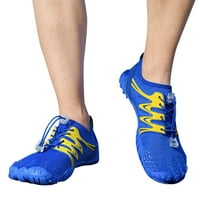 Мъже спортни обувки лято на открито туристически обувки Плажни обувки бързо изсушаване Нелист удобно фитнес спортни обувки за езда, тъмно синьо
