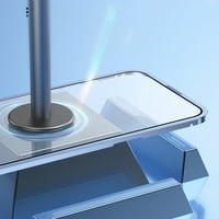 Slim Metal Case за iPhone Pro с протектор на екран с закалено стъкло, [съвместим с безжично зареждане на Magsafe] Здрав защитен капак на обектива за iPhone Pro, Lightgreen