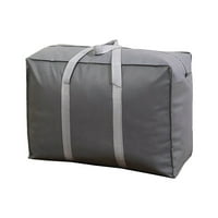 Лесна чанта за съхранение на юрган гладък сгъваем цип - съхранение на юрган с разширена дръжка - чанта за съхранение на одеяло с голям капацитет-домакински продукти
