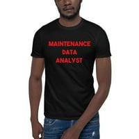 Червена Поддръжка Анализатор На Данни Памучна Тениска С Къс Ръкав От Неопределени Подаръци