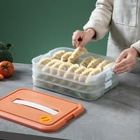 Съхранение на храна BO с дата набиране на циферблат против текстура PP Пикник плод хладилник Организатор Кухненски инструменти