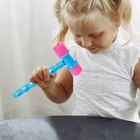 Бебешки чук играчки скърцане с чук за удряне на играчка пластмасова играчка играчка забавна играчка играчка със звук за детска музика за музика