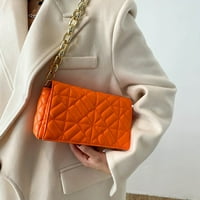 Hesroicy дамска чанта с затваряне на цип, дебела верижна чанта за рамо за парти, сватба или банкет