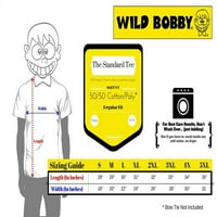 Wild Bobby, горда най-добра мама досега, Ден на майката, мъже графична тениска, оранжева, 3XL