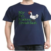Домашен любимец прави тениска за закуска- памучна тениска