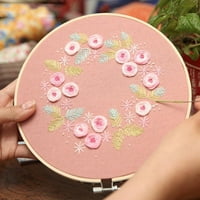 За домашна декорация среща комплекти Подарък DIY Бродерия за начинаещи ръкоделие практически комплекти Комплекти за цветя стена картина занаятчийско изкуство
