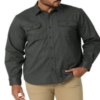 Вранглер® Мъжка риза с дълъг ръкав епична мека тъкан, размери с-5ХЛ