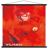 Comics TV - The Flash - Ключов арт стенен плакат с магнитна рамка, 22.375 34