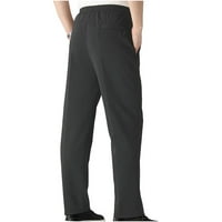 Мъжки мъжки твърди цветове Класически суитчъни еластични атлетични панталони с джобове с джобове с джобове
