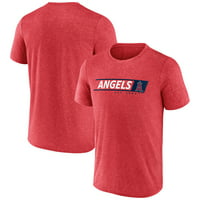 Мъжки фанатици марката Heather Red Los Angeles Angels Forceful SWAT тениска