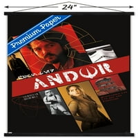 Междузвездни войни: Андор - Групов графичен стенен плакат с магнитна рамка, 22.375 34
