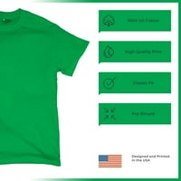 Tee Hunt Аз стоя за тази тениска на флаг Патриотичен Ден на ветерана Американски флаг Мъжки тройник, зелен, среден