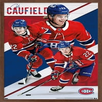 Montreal Canadiens - Cole Caufield Wall Poster, 14.725 22.375 рамки