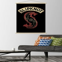 Плакат на Slipknot - Patch Wall с дървена магнитна рамка, 22.375 34