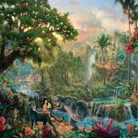 Цейко-Томас Кинкейд - колекцията на Дисни-четири пъзела, включително Цар Лъв, Питър Пан, принцеса и жабата и книга за джунглата