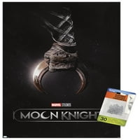 Marvel Moon Knight - Тийзър Плакат за стена с един лист с бутални щифтове, 14.725 22.375