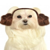 Междузвездни войни домашни кучета Leia Buns Headwear Halloween Costume Accessory