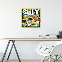 Disney Mickey Mouse Funhouse - Вземете глупав плакат за стена с pushpins, 14.725 22.375