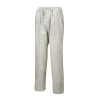 Eczipvz панталони за мъже Мъжки джогинг Суитчъри тънък прилягане тренировка тренировка на бедрото мрежести фитнес панталони с джобове с цип сиво, 4xl