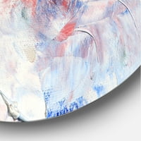 Дизайнарт' абстрактна синя композиция ' модерен кръг метал Арт - диск от 29
