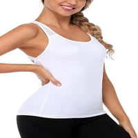 Attraco Womens Workout Tank върхове Мрежа кръст дишащ йога атлетично активно облекло