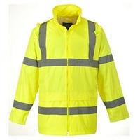 Portwest UH 4XL Hi -Visibility Rain Jace, жълто - редовно