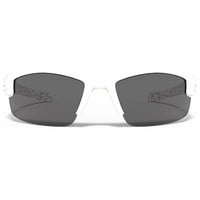 Под броня Nitro L слънчеви очила лъскава бяла рамка сиви лещи размер 59-20-125