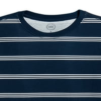 Уондър Нейшън момчета тениска с къс ръкав, твърда и раирана, 3-Пакет, размери 4-и хъски