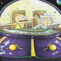 Тениска за космически кораб Rick and Morty Juniors