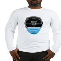 Cafepress - Power Rangers Black Rang Мъжки тениска с дълъг ръкав - Тениска на еднократно памук с дълъг ръкав