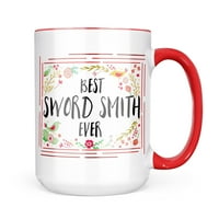 Neonblond Честит флорален граничен меч Смит халба подарък за любители на чай за кафе